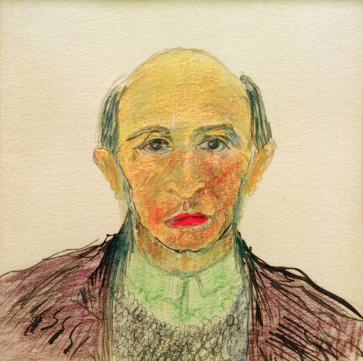 autoportret autorstwa Arnold Schönberg