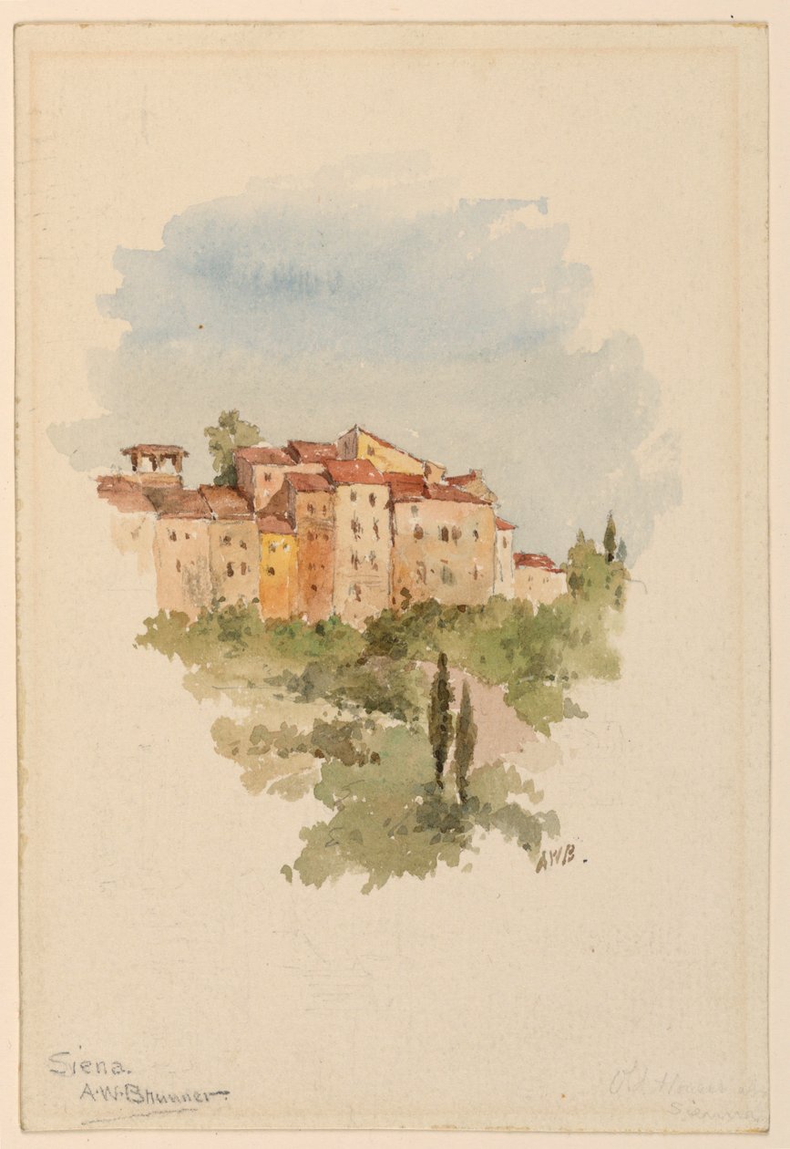 Siena autorstwa Arnold William Brunner