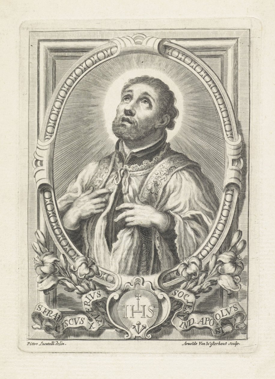 H. Franciszka Ksawerego autorstwa Arnold van Westerhout