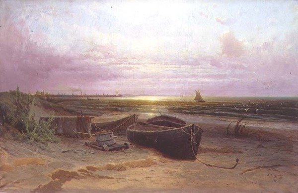 Нарва Байполи дахь далайн эрэг autorstwa Arseniy Ivanovich Meshchersky