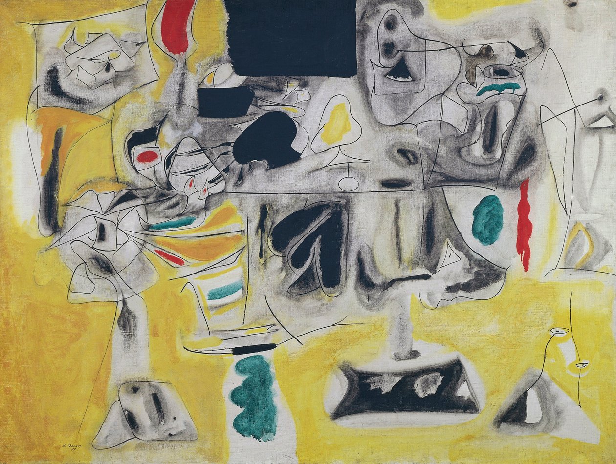 Pejzaż-stół autorstwa Arshile Gorky