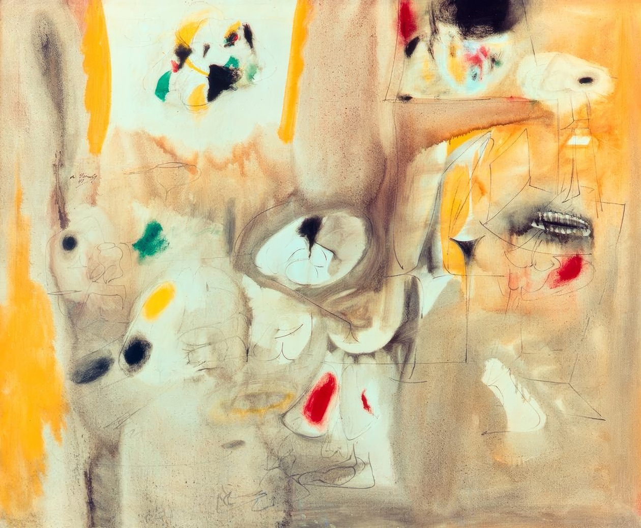 Tworzenie kalendarza autorstwa Arshile Gorky