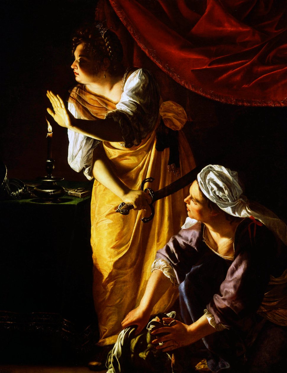 Judyta i jej służąca autorstwa Artemisia Gentileschi