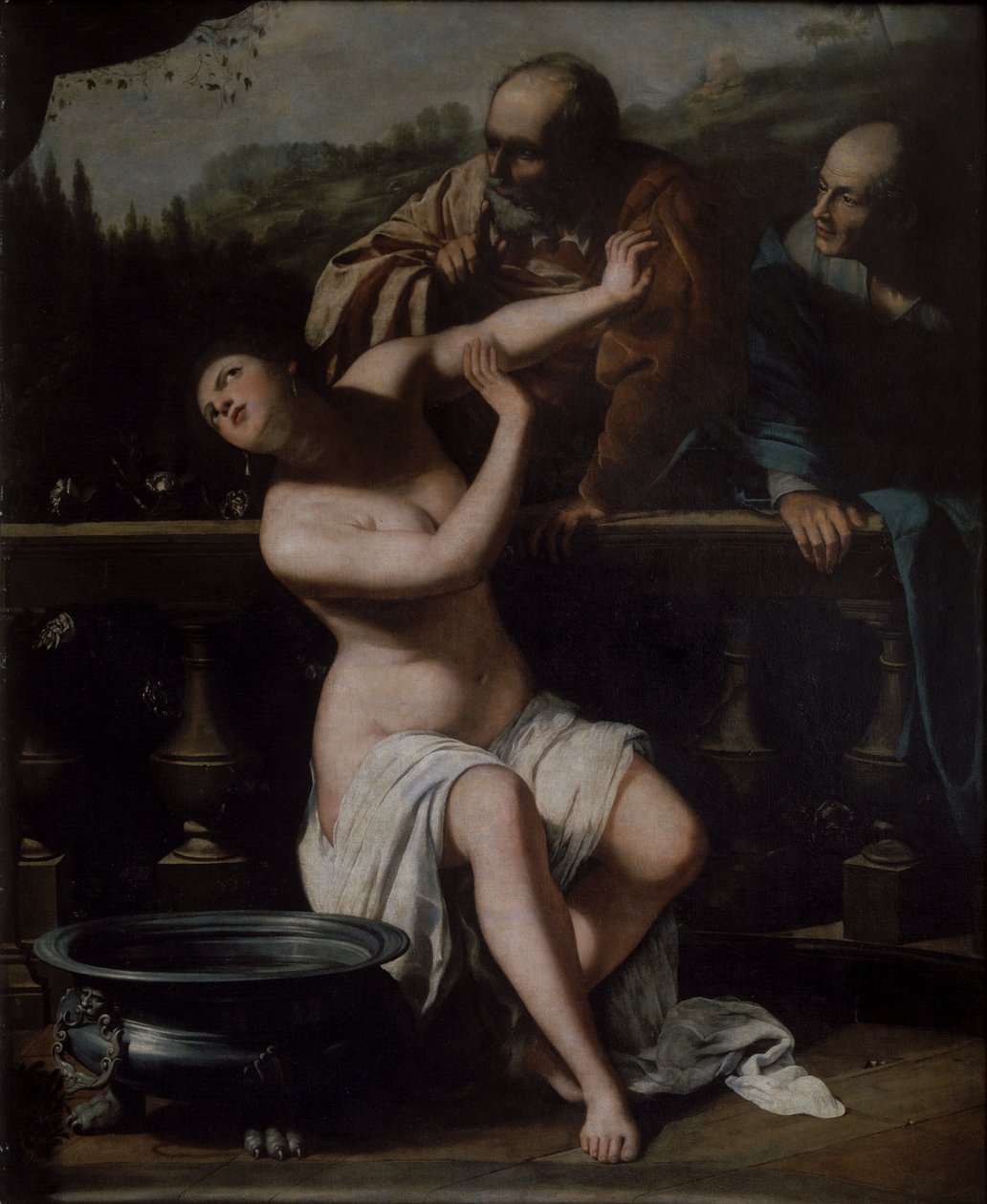 Zuzanna i Starsi autorstwa Artemisia Gentileschi