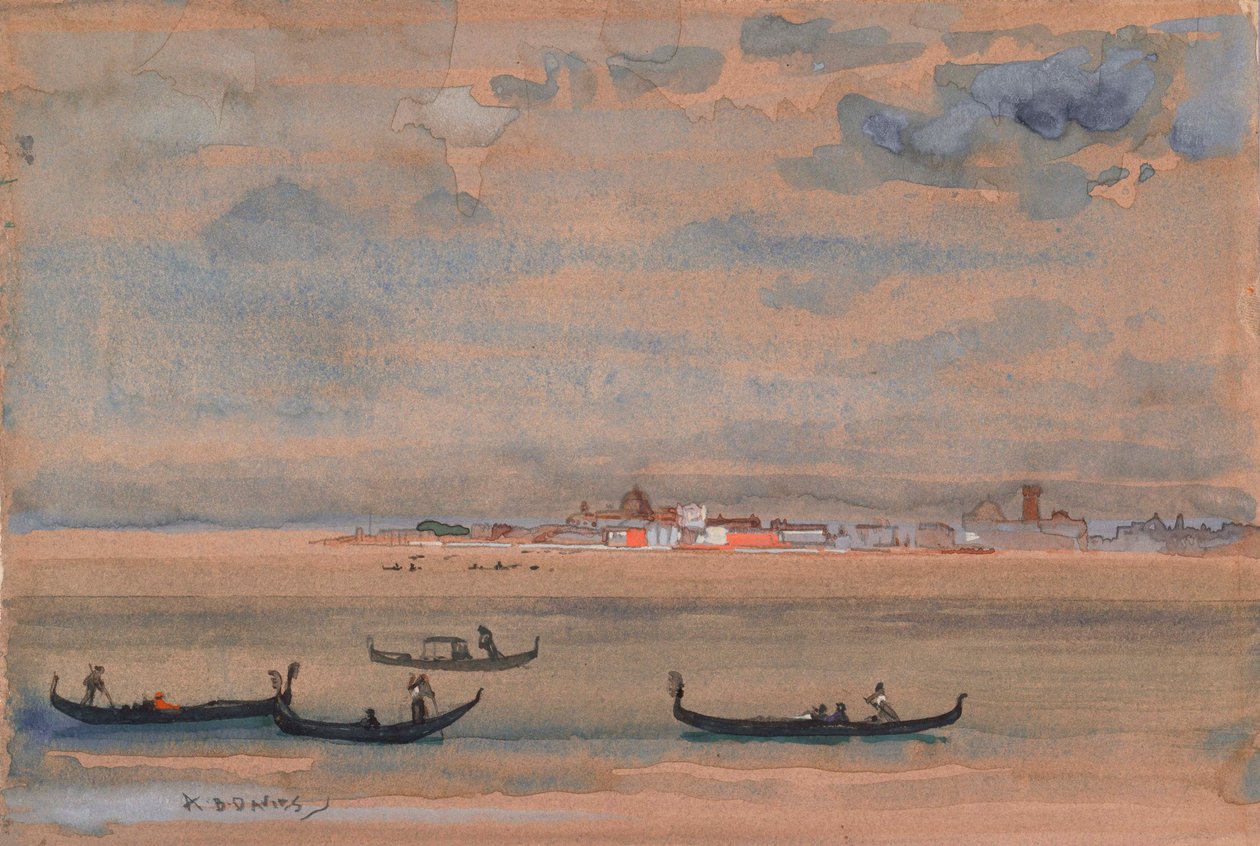 Gondole autorstwa Arthur Bowen Davies