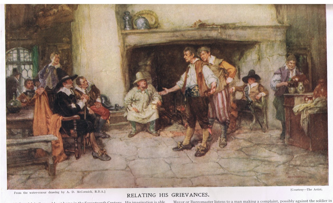 Odnosząc się do jego skarg autorstwa Arthur David McCormick