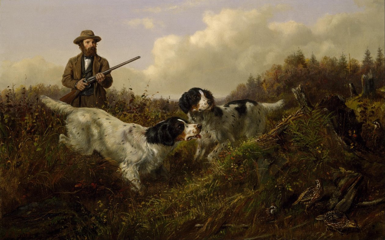 Flushing Grouse, Long Lake, Hrabstwo Hamilton, Nowy Jork autorstwa Arthur Fitzwilliam Tait
