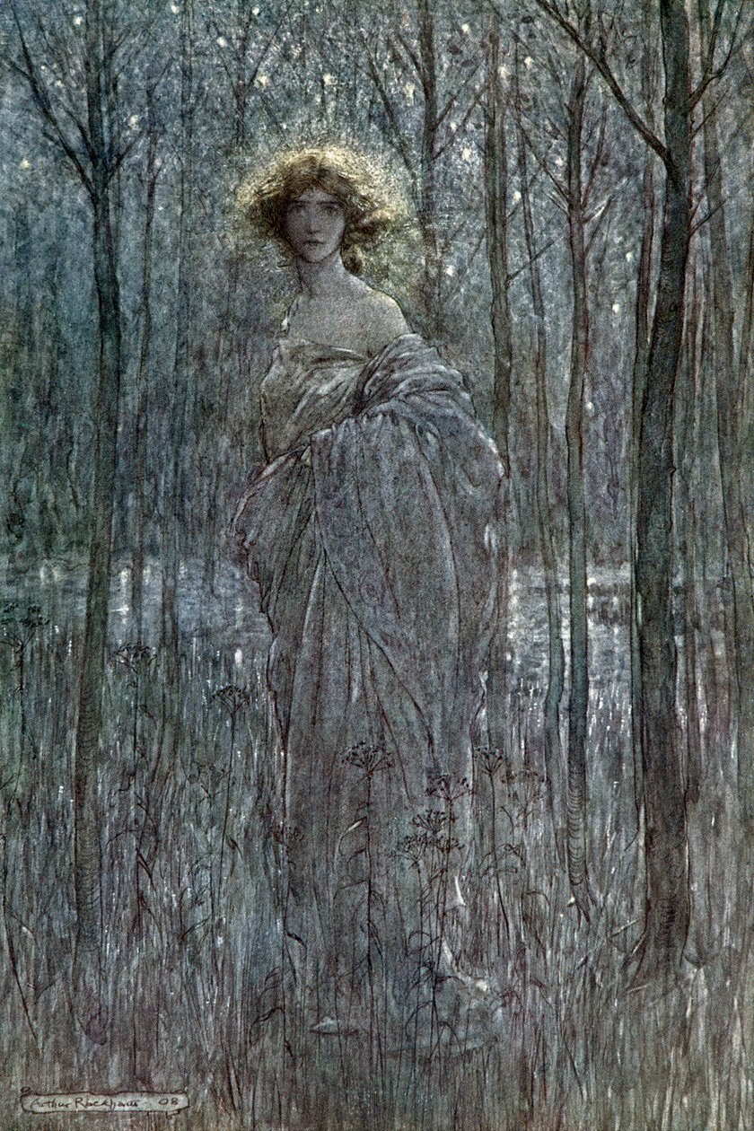 Sen nocy letniej autorstwa Arthur Rackham