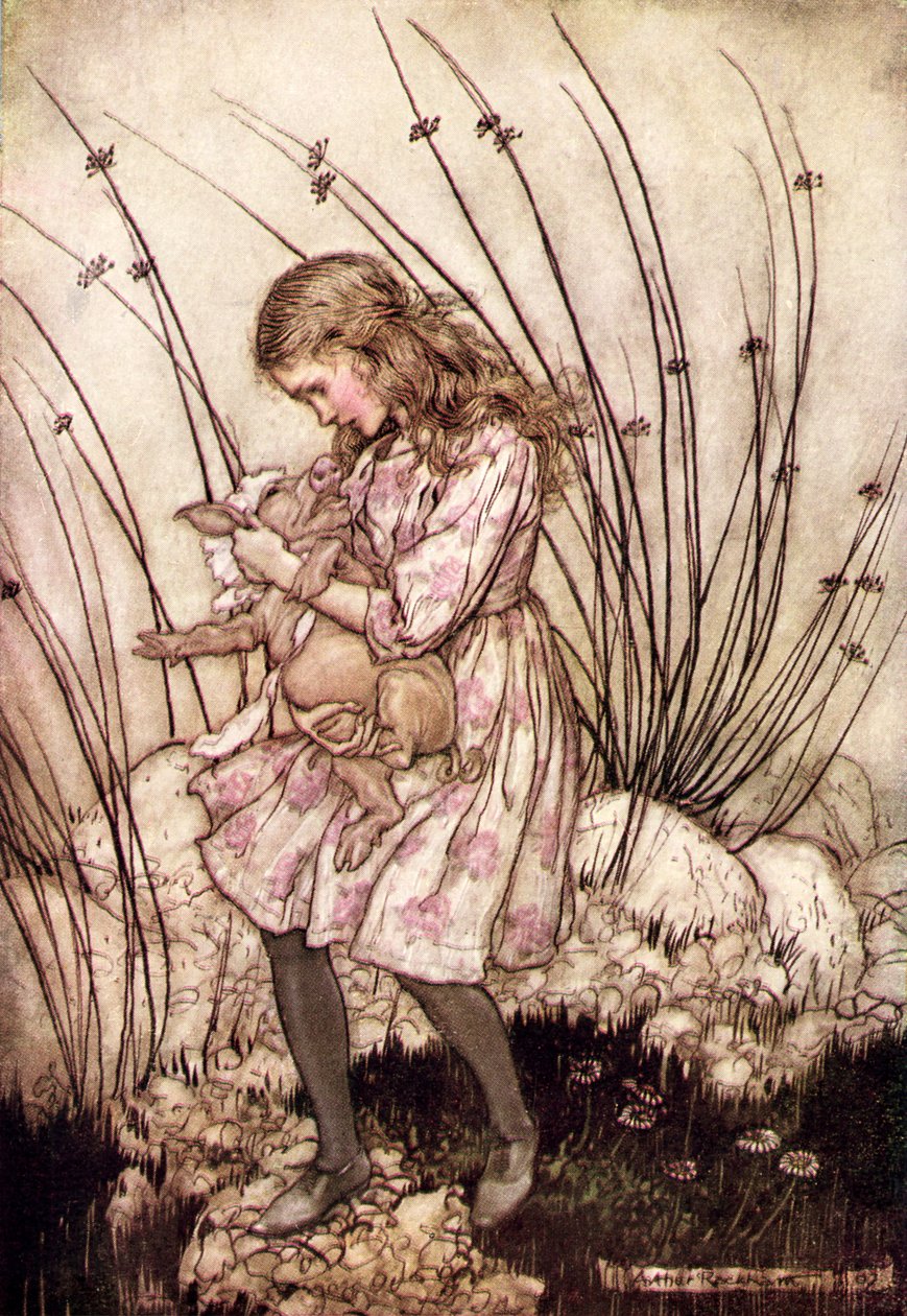 Alicja w Krainie Czarów Lewisa Carrolla autorstwa Arthur Rackham