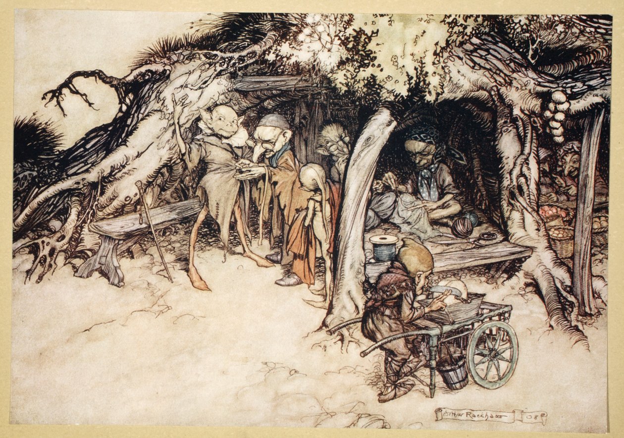Aby moje małe elfy miały płaszcze, ilustracja ze "Snu nocy letniej" Williama Shakespeare