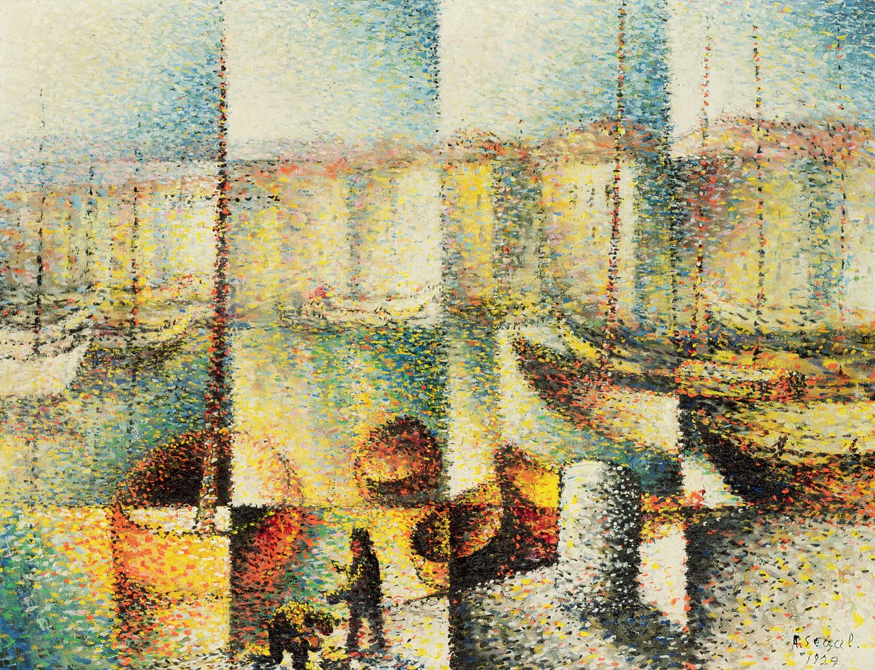 Marselis, poliruotas 1929 m autorstwa Arthur Segal