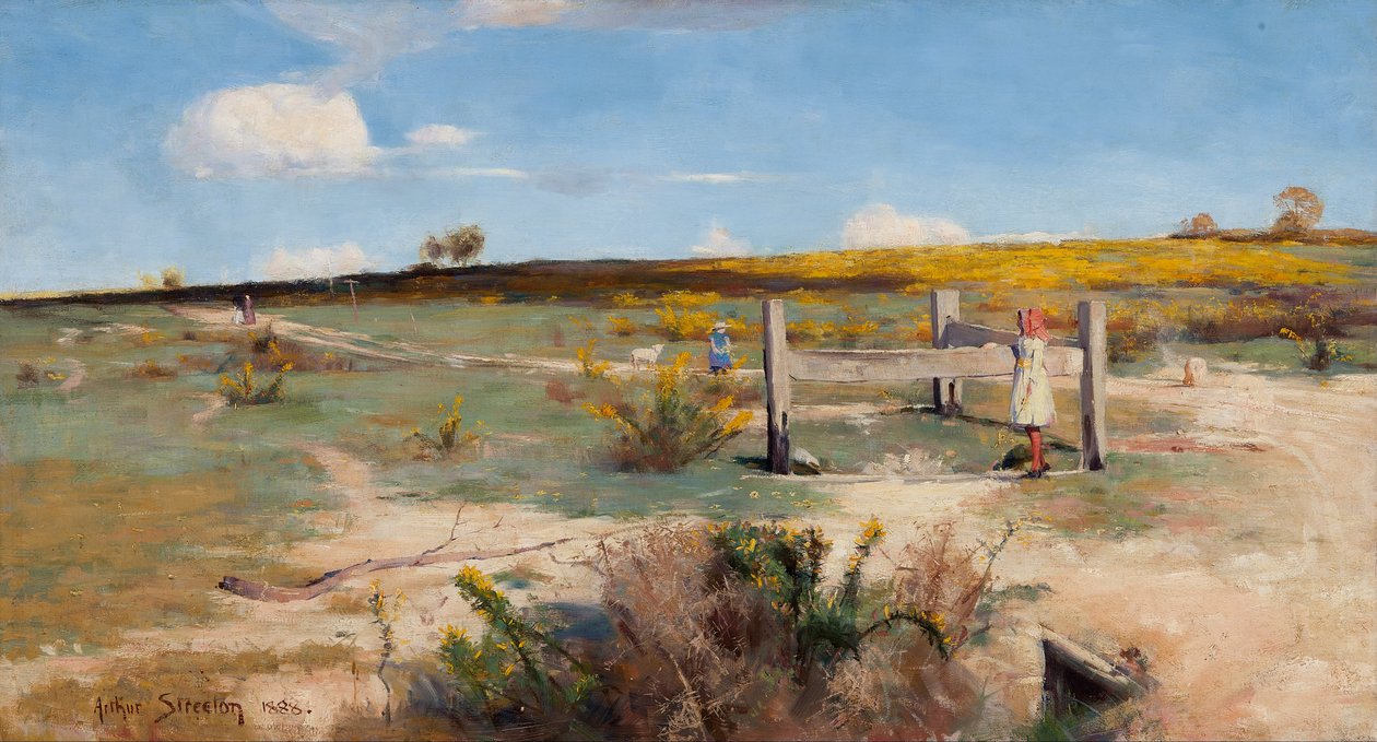 Wczesne lato - kwitnący kolcolist autorstwa Arthur Streeton