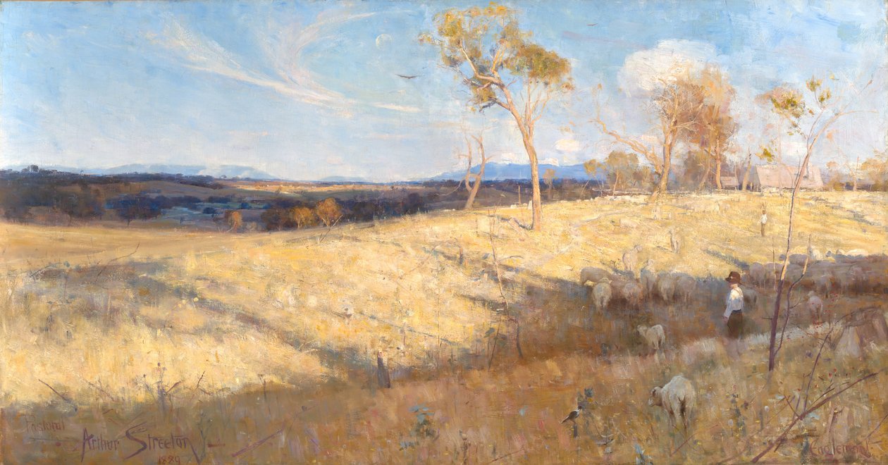Złote lato, Eaglemont autorstwa Arthur Streeton