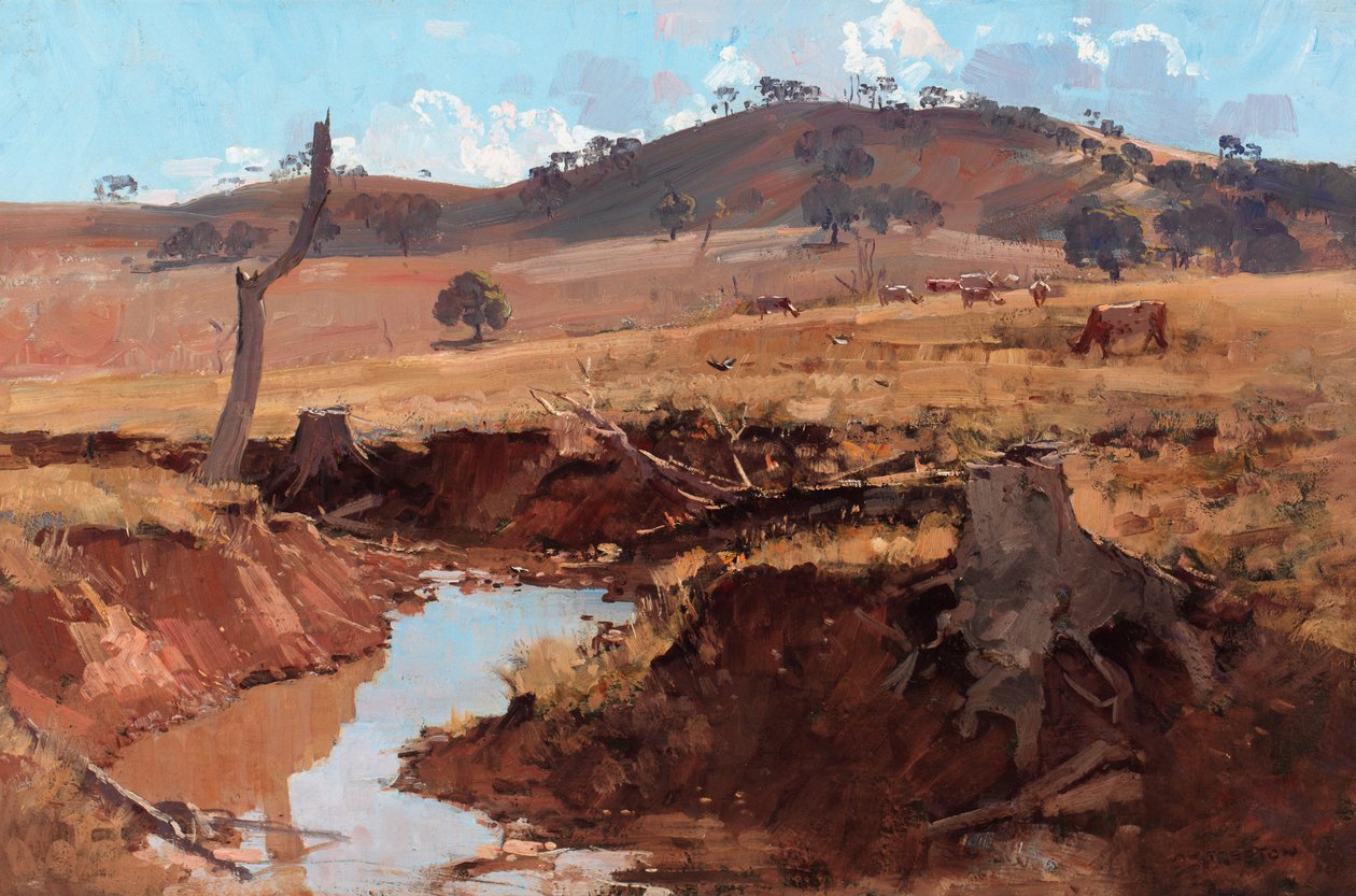Strumien autorstwa Arthur Streeton
