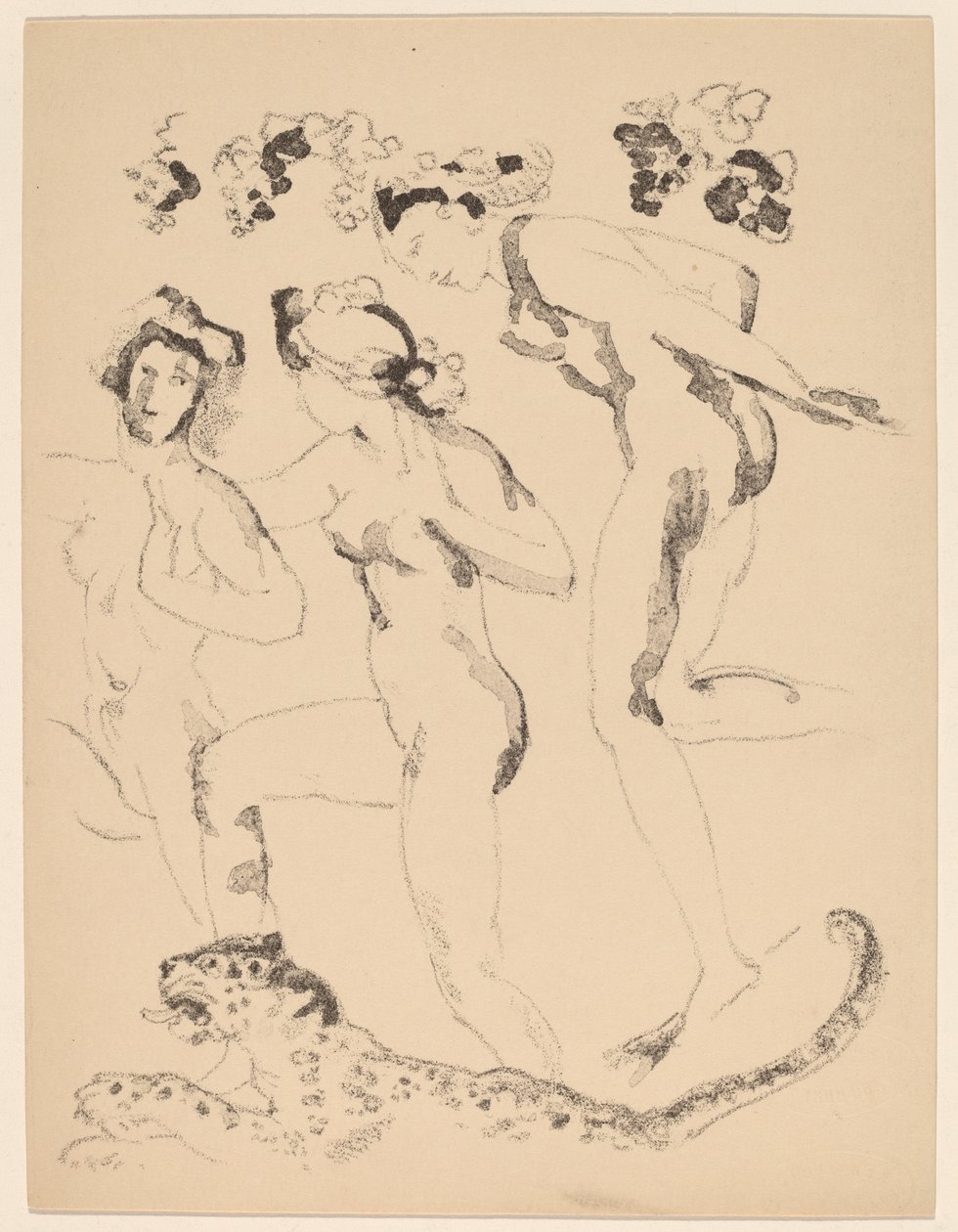 bachantki autorstwa Arthur B. Davies