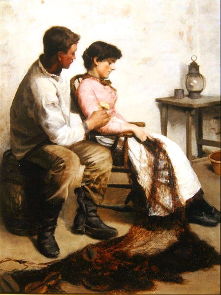 Zaloty, 1887 (patrz 238986 dla pary) autorstwa Arthur Bateman