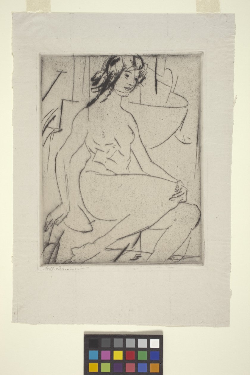 Irys (sucha igła) autorstwa Arthur Bowen Davies