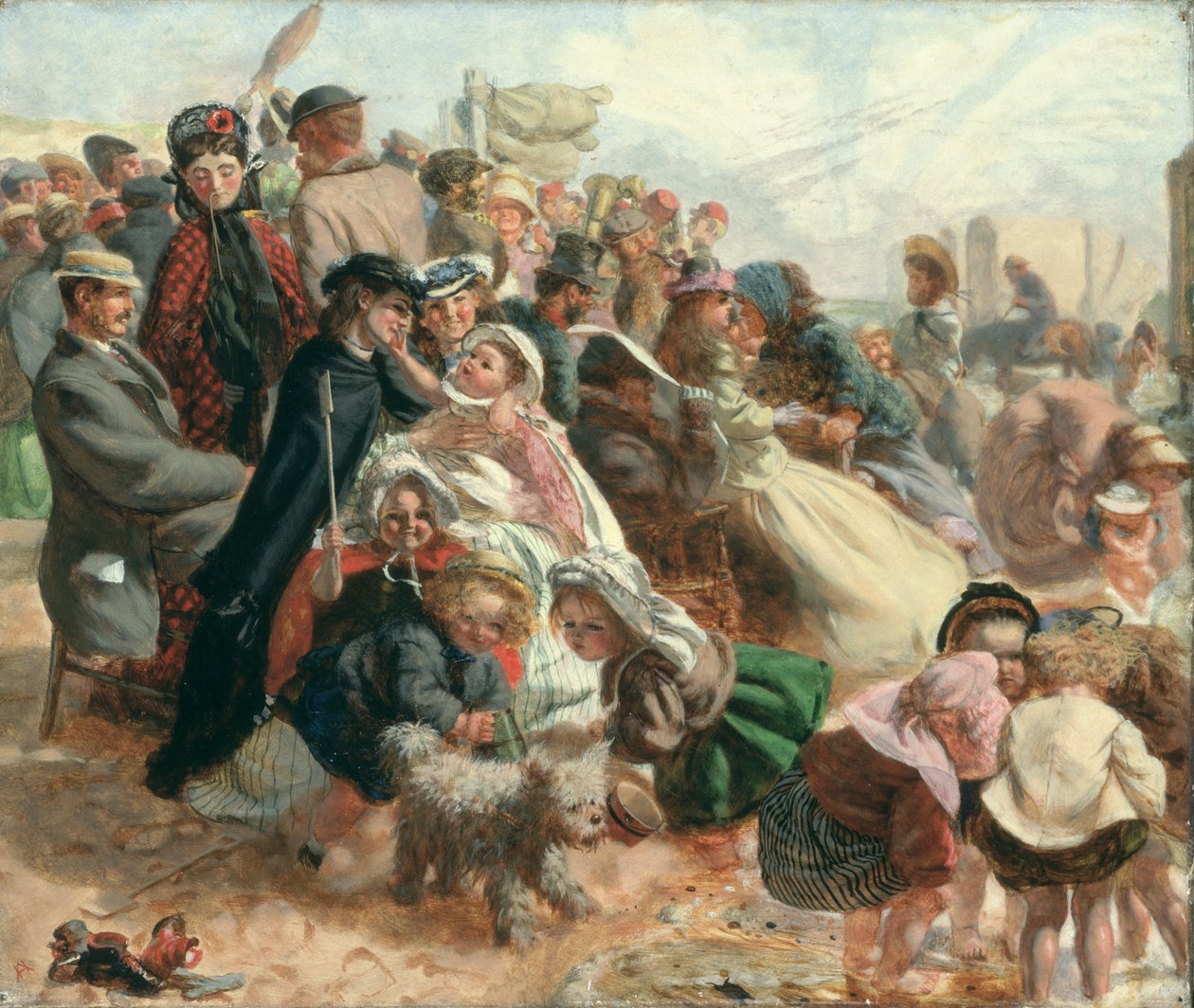 Piaski Ramsgate, ok. 1860 r autorstwa Arthur Boyd Houghton