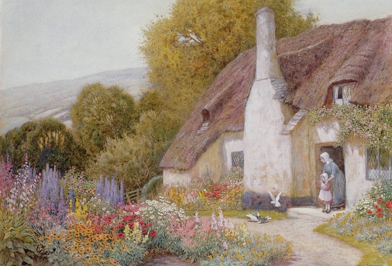 W Dunster autorstwa Arthur Claude Strachan