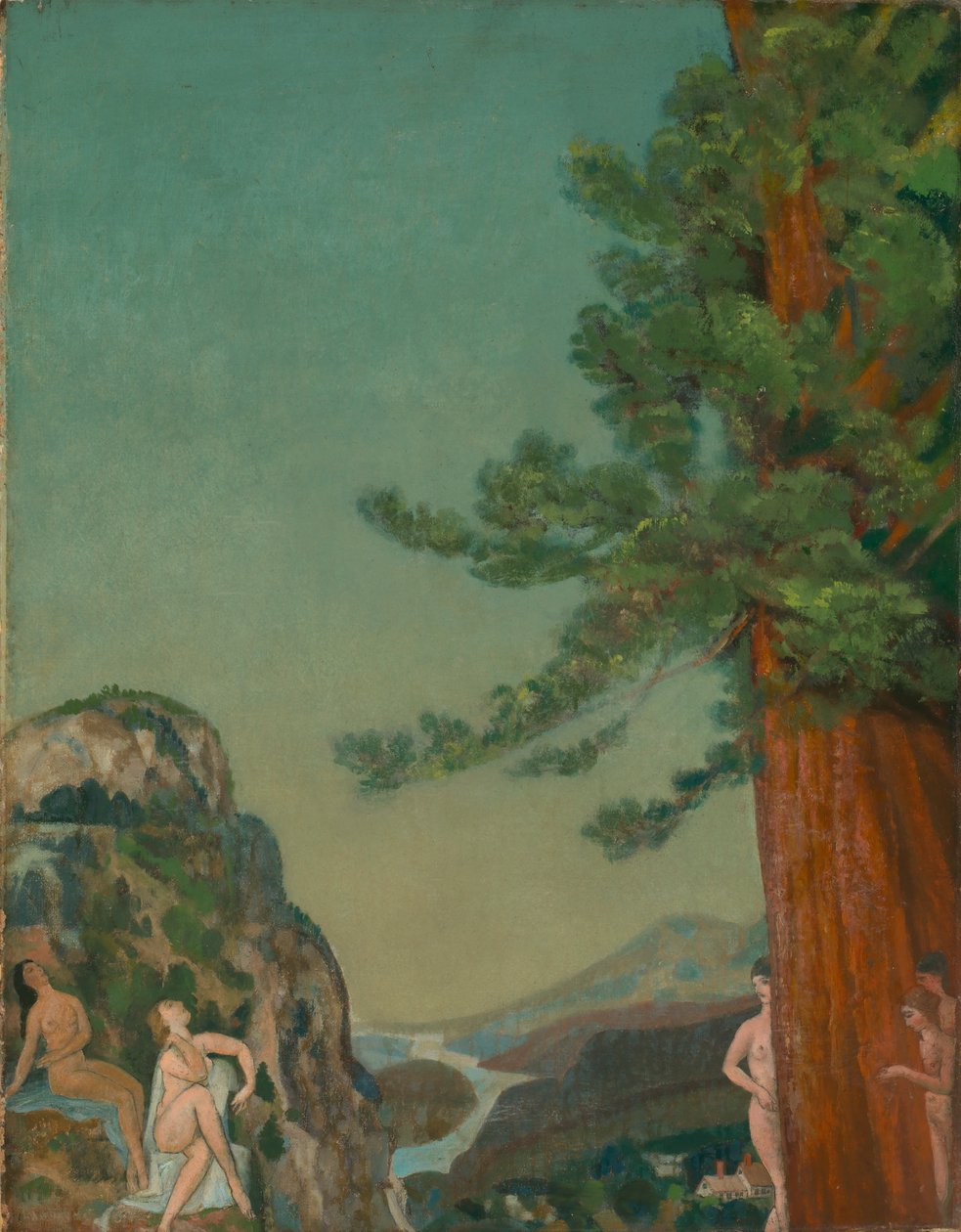 Na Klifach ok. godz. 1898. autorstwa Arthur Davies