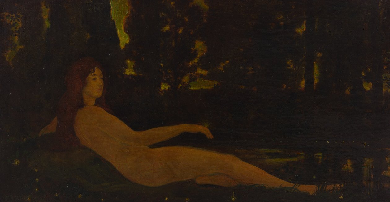 Semele lub świetliki, 1907. autorstwa Arthur Davies