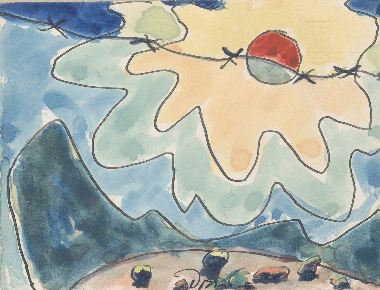 Słońce autorstwa Arthur Dove