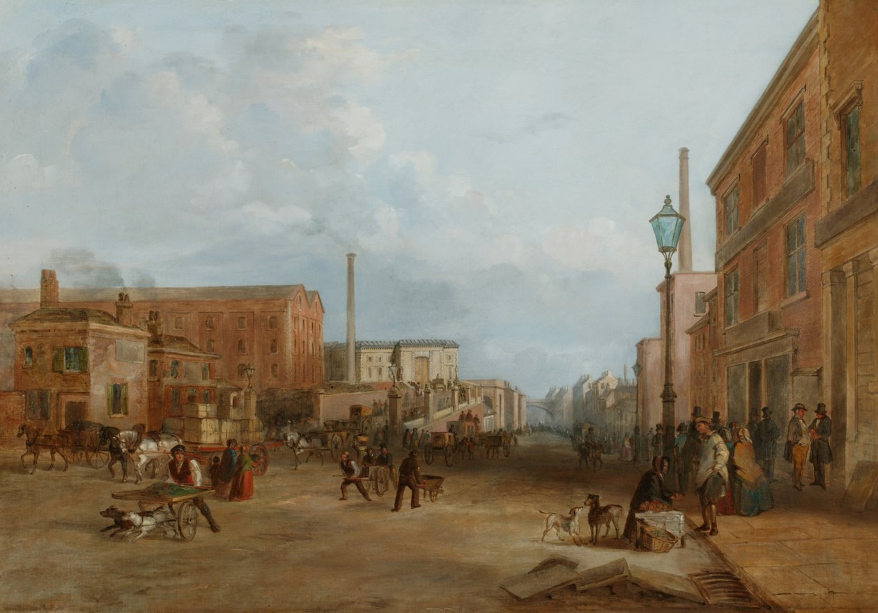 Droga Londyńska w Manchesterze autorstwa Arthur Fitzwilliam Tait