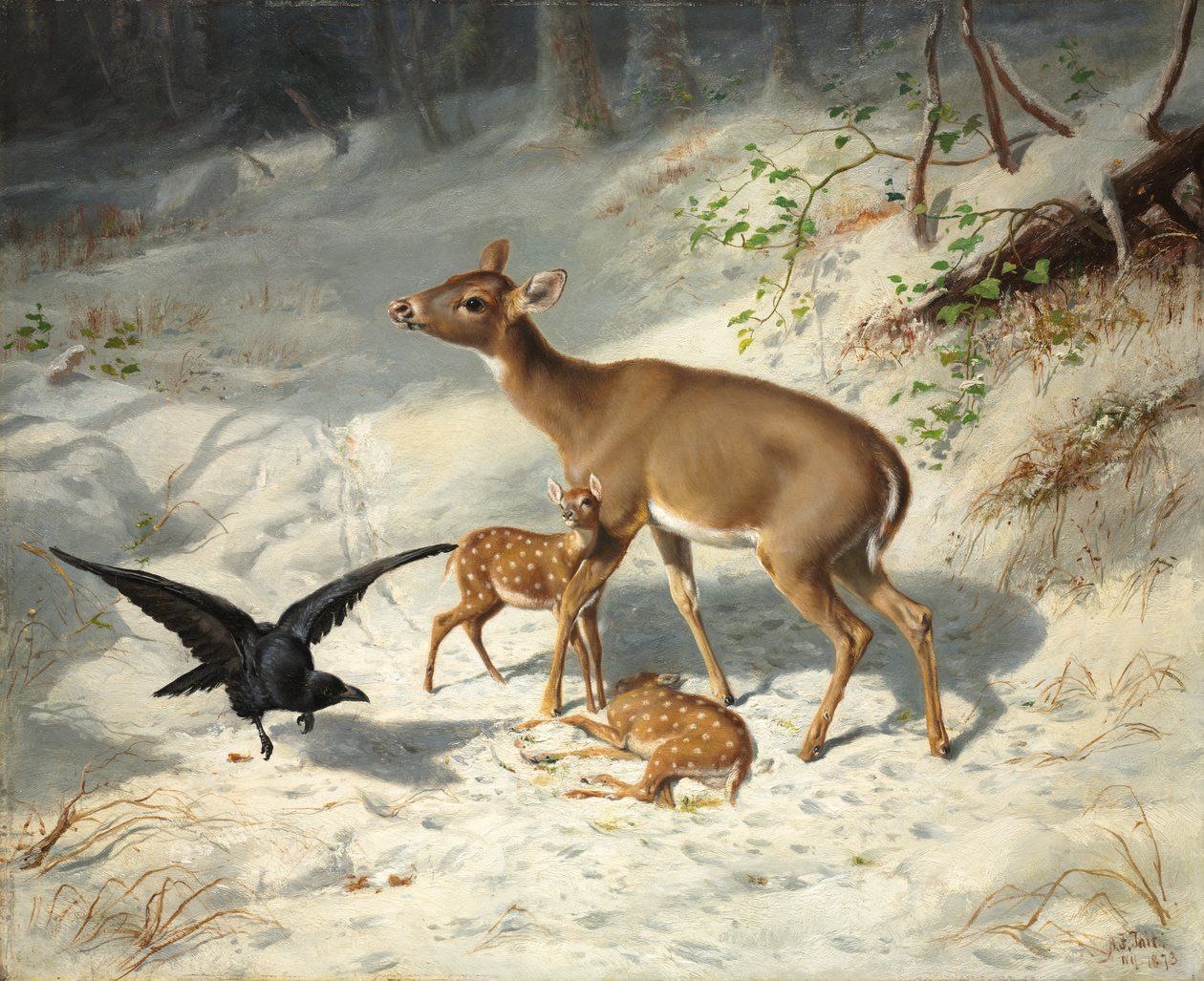 Matczyna troska autorstwa Arthur Fitzwilliam Tait