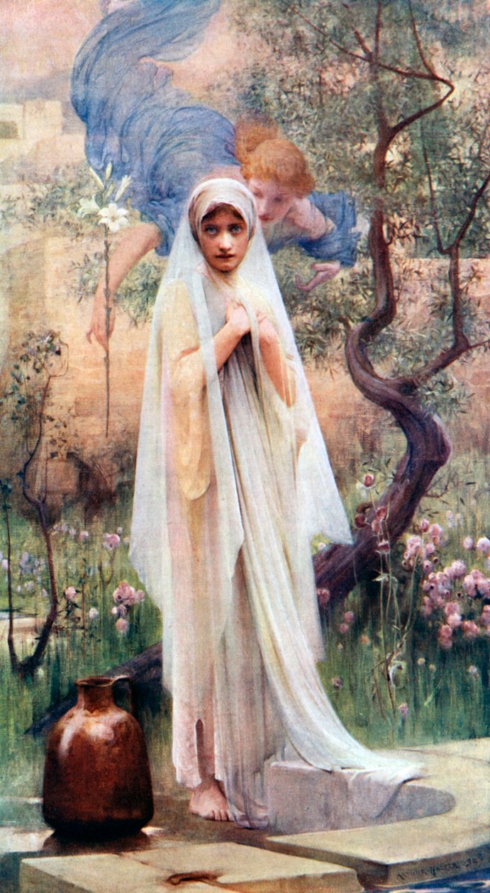Zwiastowanie, 1926. autorstwa Arthur Hacker