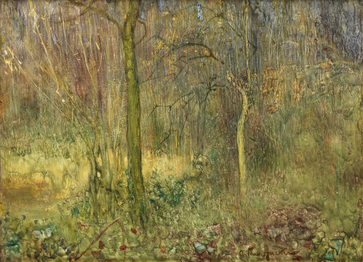 Zalesiona Polana autorstwa Arthur Hacker