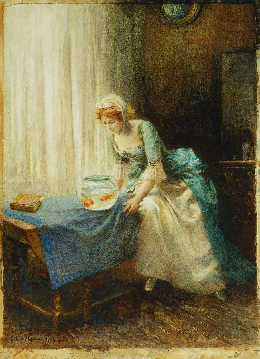 Złota rybka, 1909 autorstwa Arthur Hopkins
