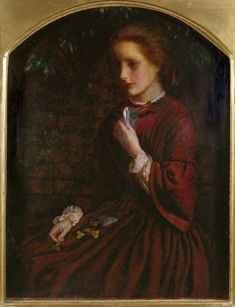 Bratki, ok. 1860 r. autorstwa Arthur Hughes