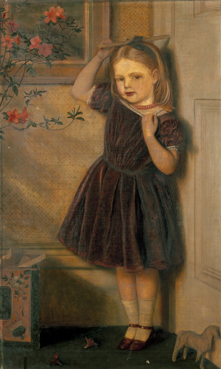 Portret Cecily Palgrave, XIX w. autorstwa Arthur Hughes