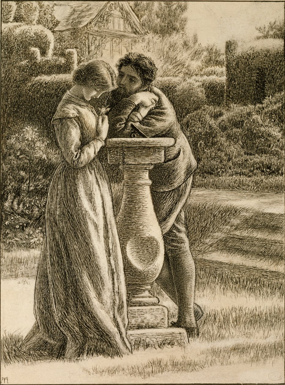 Tarcza, 1871 autorstwa Arthur Hughes