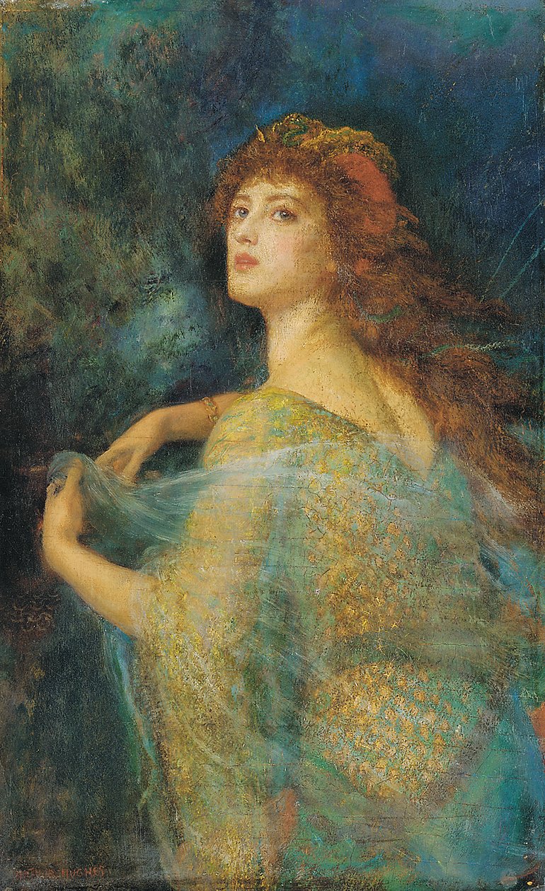 Czarodziejka autorstwa Arthur Hughes