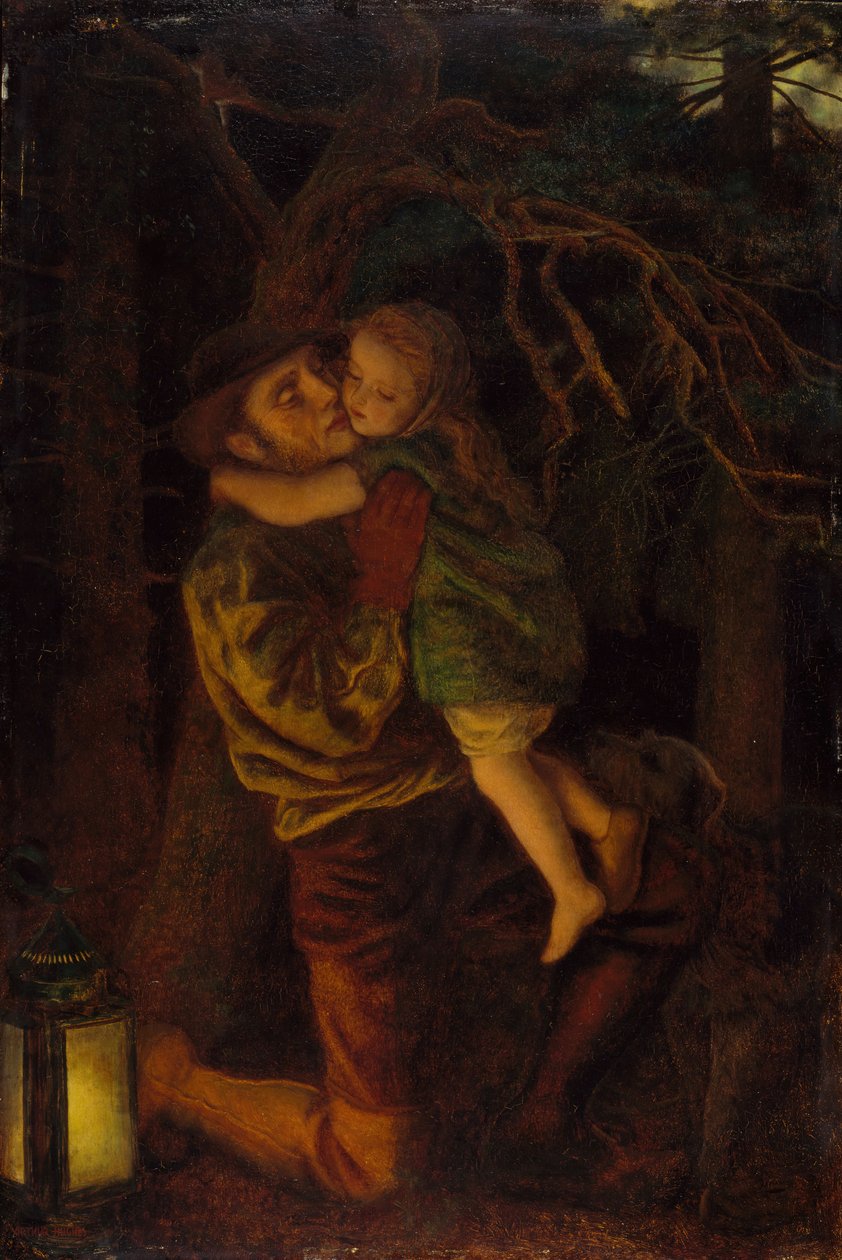 Zagubione dziecko, 1866. autorstwa Arthur Hughes