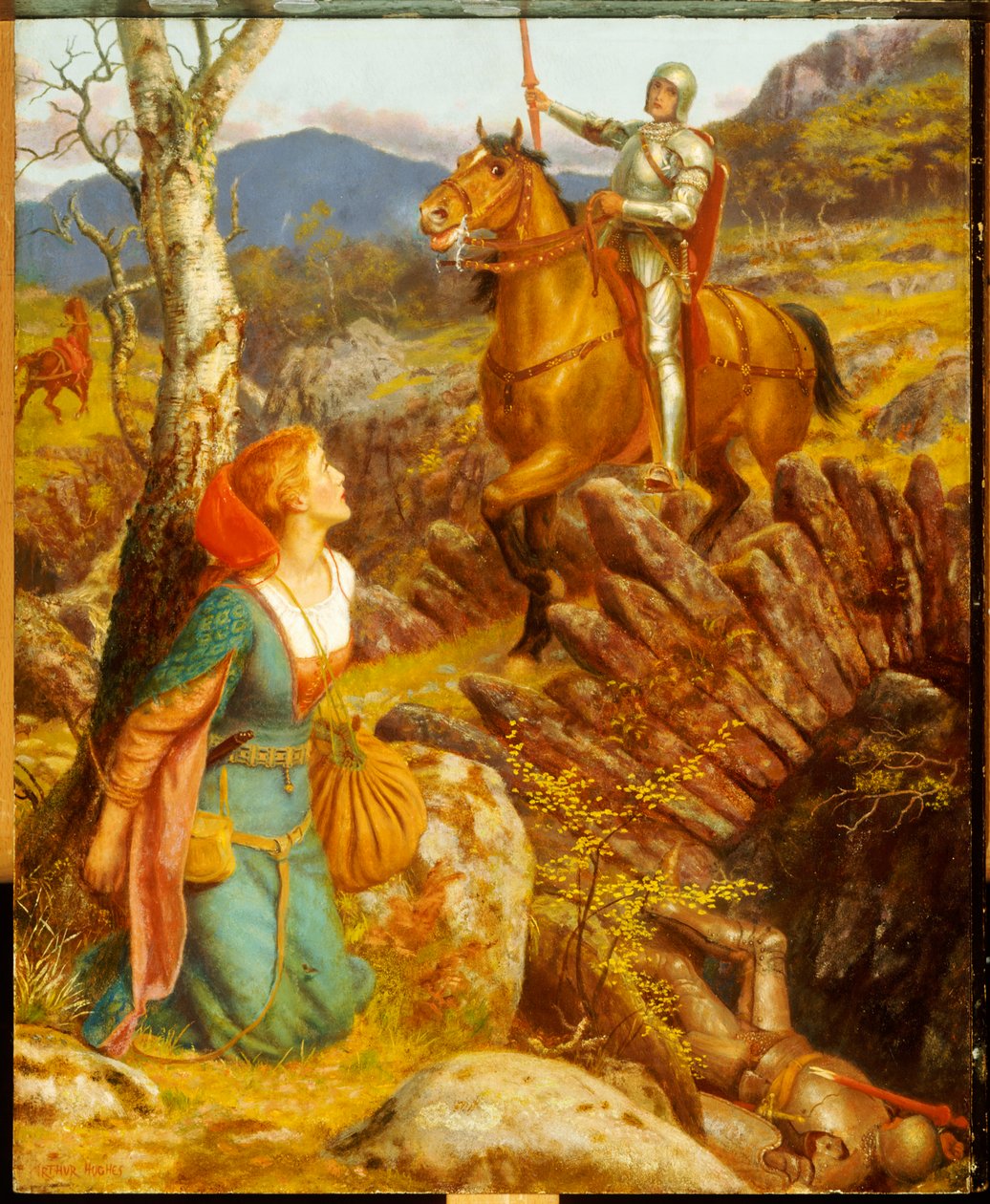 Obalenie zardzewiałej nocy autorstwa Arthur Hughes