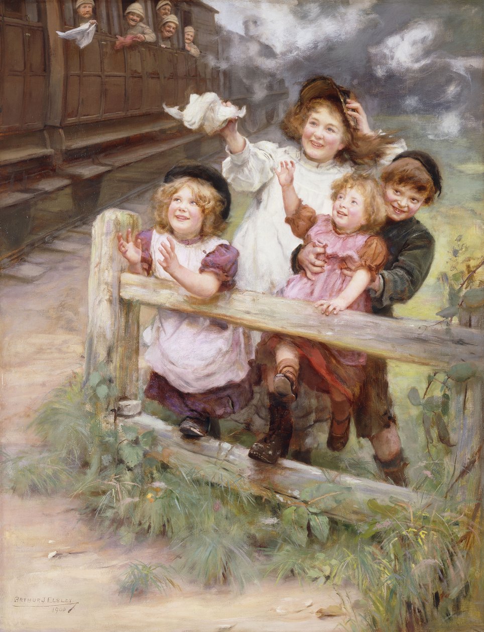 Znowu w domu autorstwa Arthur John Elsley