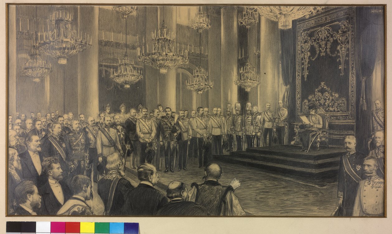 Cesarz Franciszek Józef I autorstwa Arthur Lajos Halmi