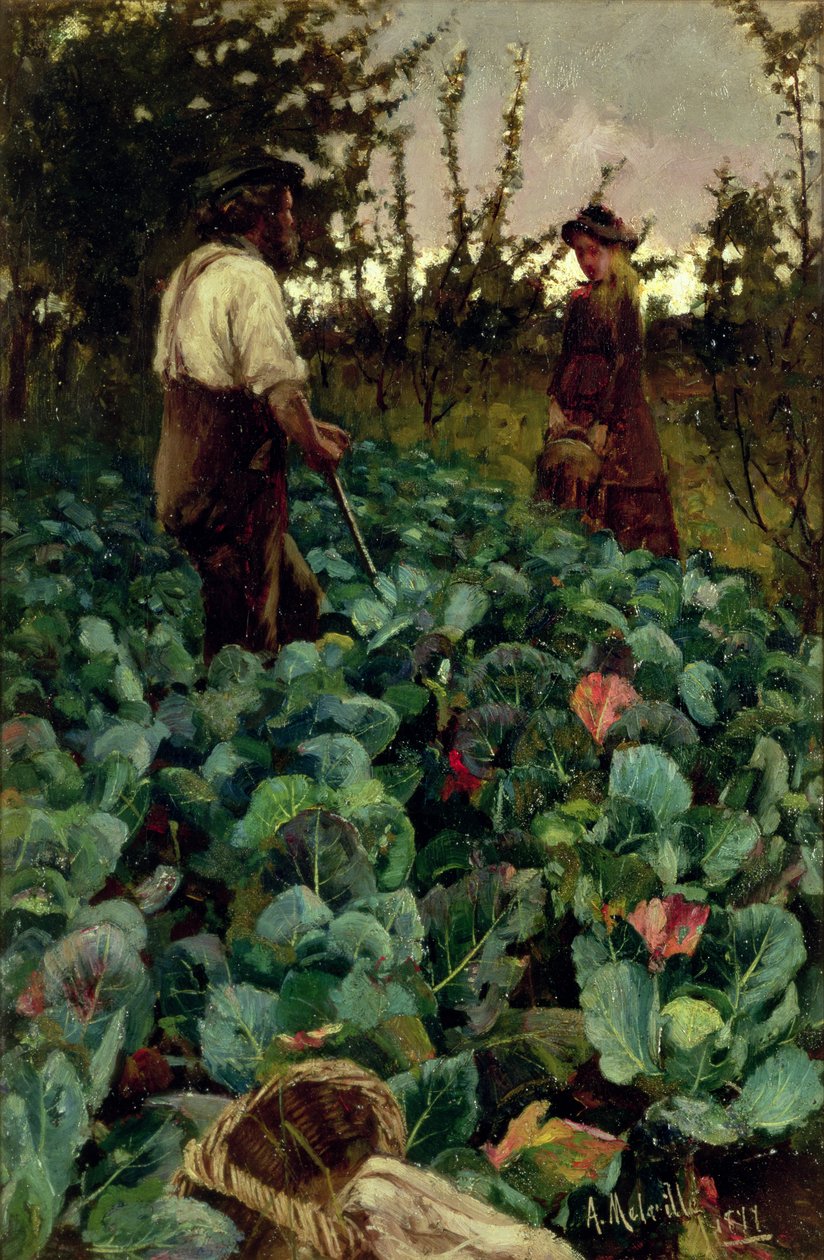 Ogród kapusty autorstwa Arthur Melville