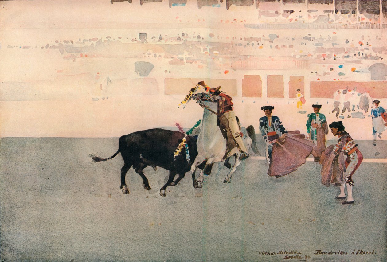 Picadors, Sewilla, 1893, 1906 autorstwa Arthur Melville
