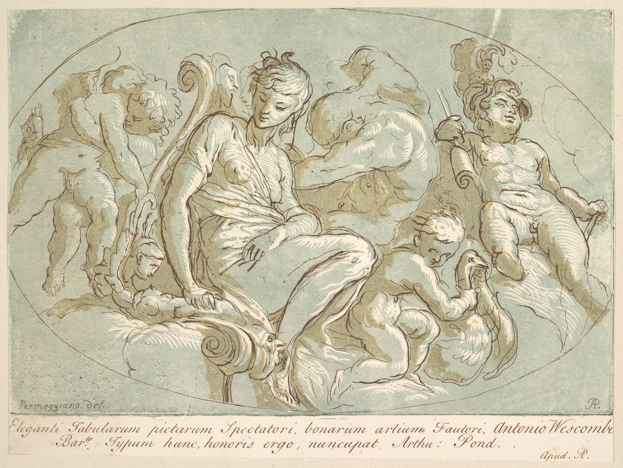 Wenus Otoczona Putti, ca. 1735. autorstwa Arthur Pond