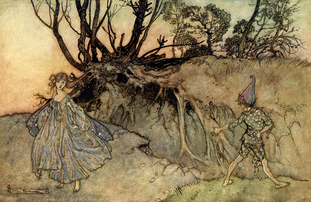 Sen nocy letniej autorstwa Arthur Rackham