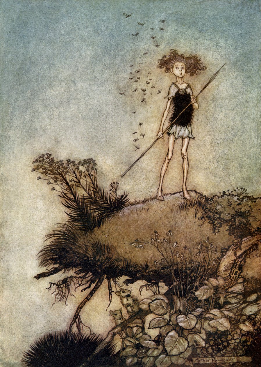 Sen nocy letniej autorstwa Arthur Rackham