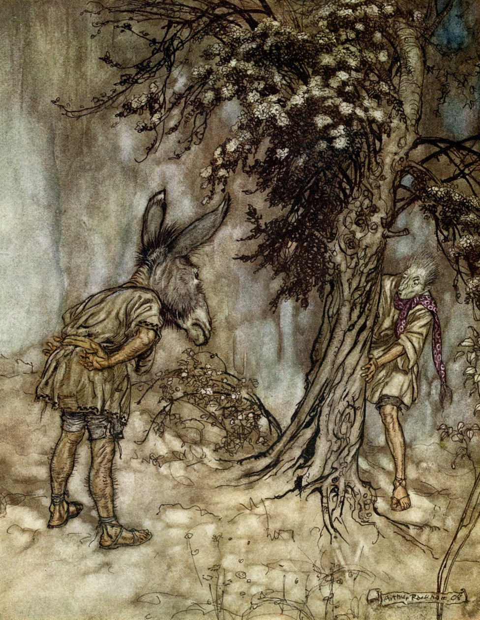 Sen nocy letniej autorstwa Arthur Rackham