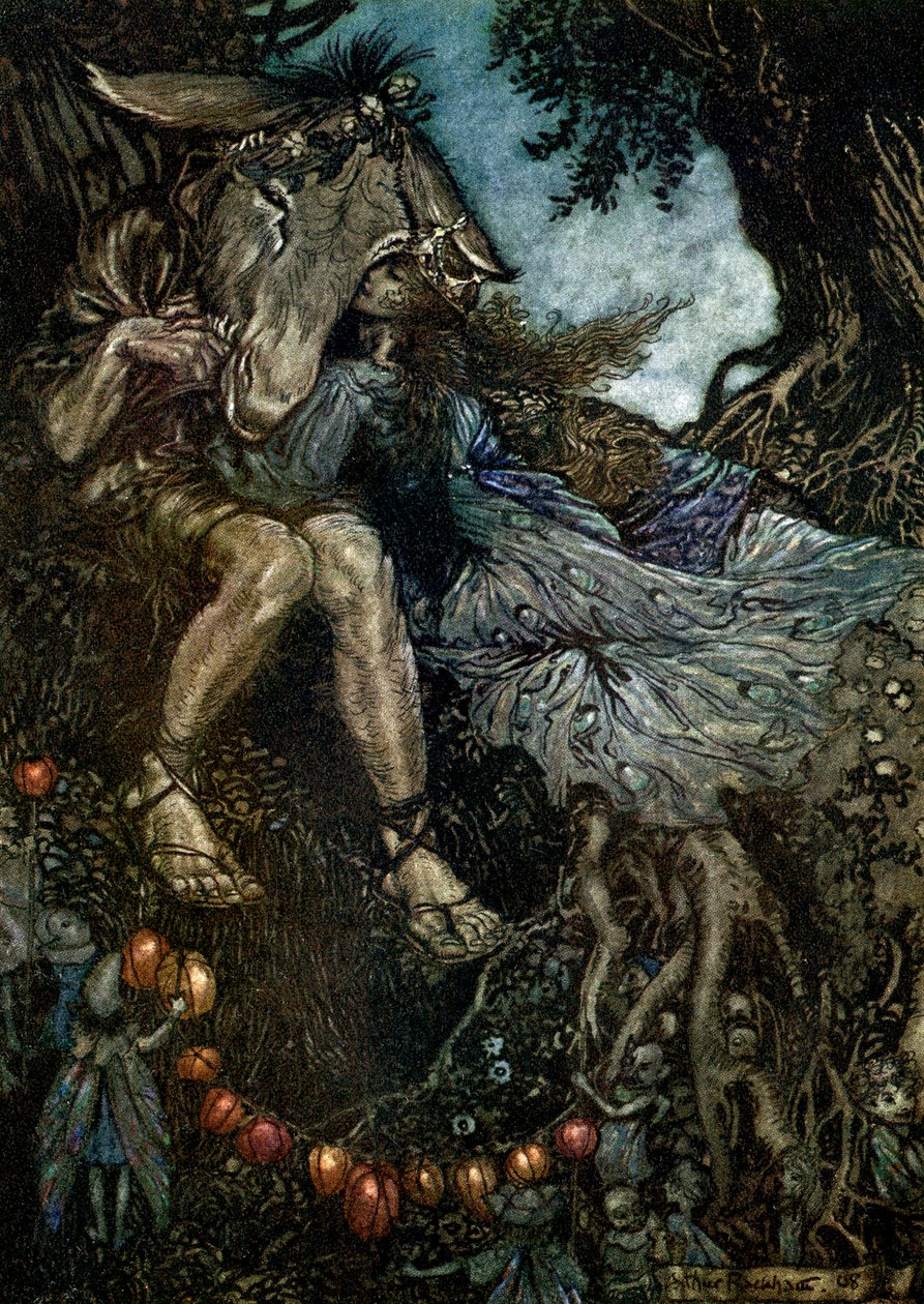 Sen nocy letniej autorstwa Arthur Rackham