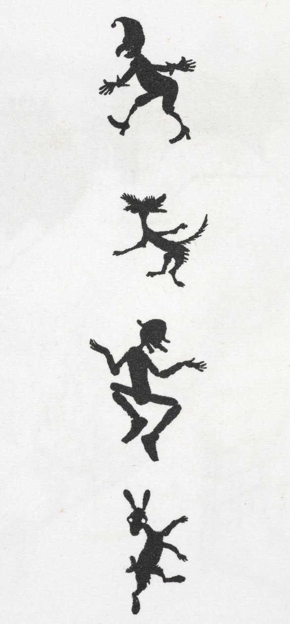 Elfy i psy autorstwa Arthur Rackham
