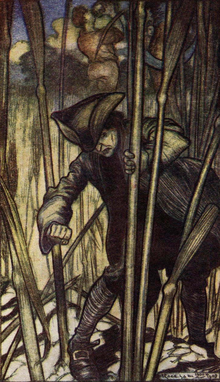 Podróże Guliwera autorstwa Jonathana Swifta autorstwa Arthur Rackham