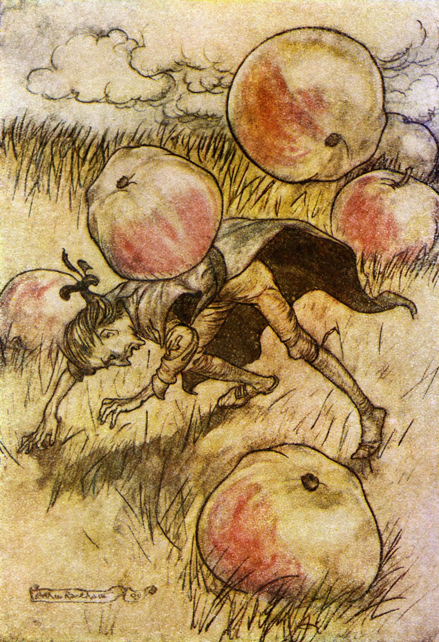 Podróże Guliwera autorstwa Jonathana Swifta autorstwa Arthur Rackham