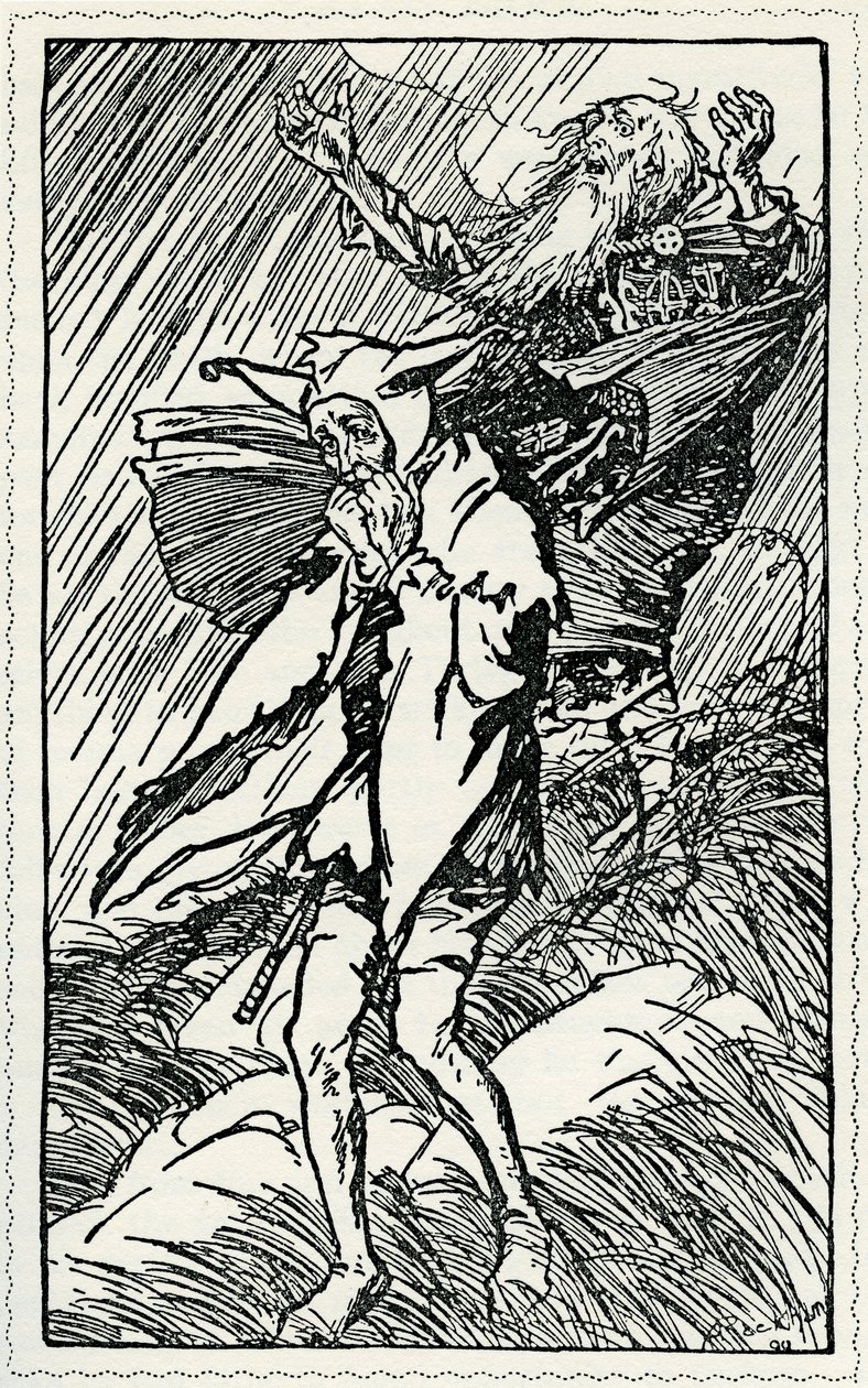 „Król Lear” Williama Szekspira autorstwa Arthur Rackham